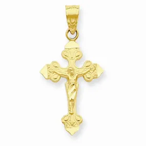 10k Yellow Gold Crucifix pendant