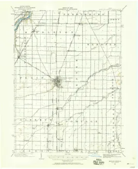 1901 Bowling Green, OH  - Ohio - USGS Topographic Map