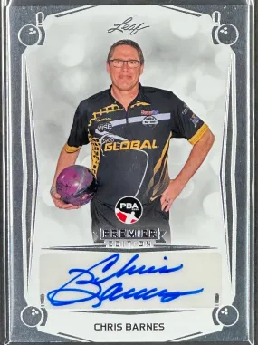 2023 Leaf PBA Trading Card Chris Barnes Auto