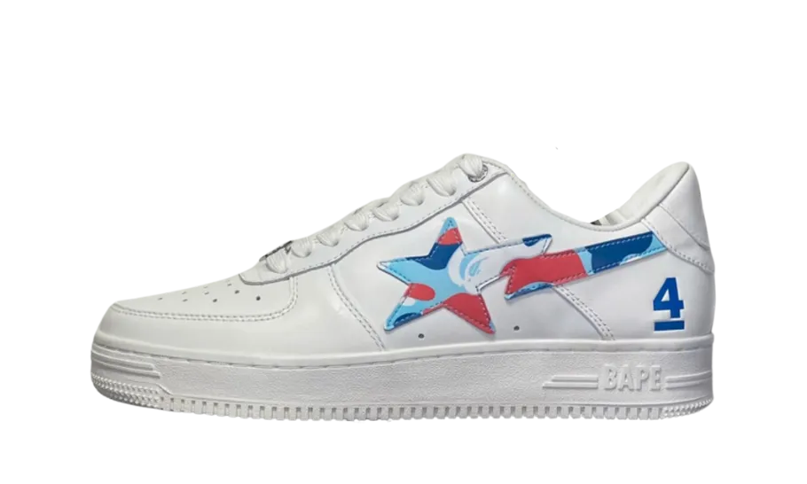 A Bathing Ape Bape Sta White Multi Camo