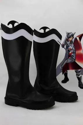 Akame ga KILL! Night Raid Bulat Botte Noire Cosplay Chaussures