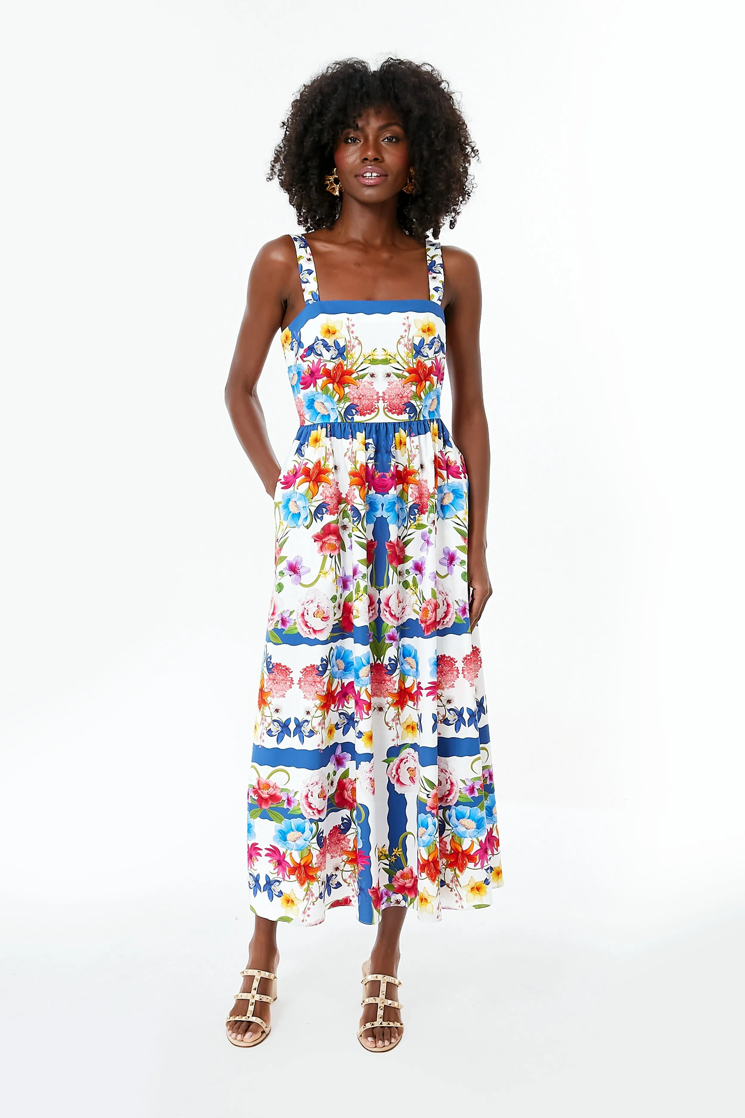 Antheia Multi Ninet Cotton Dress