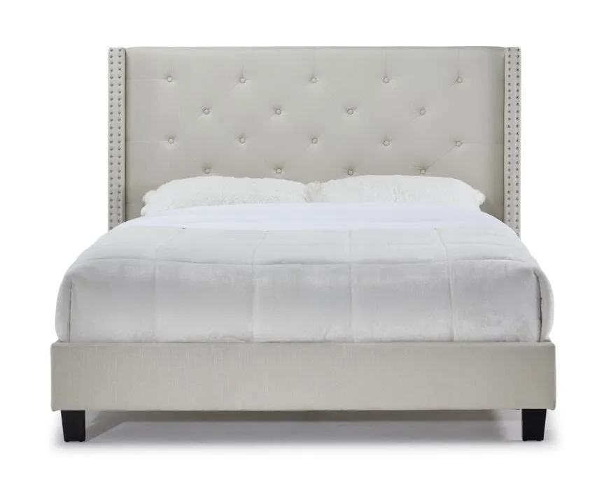 Audrey 3-Piece King Bed - Beige