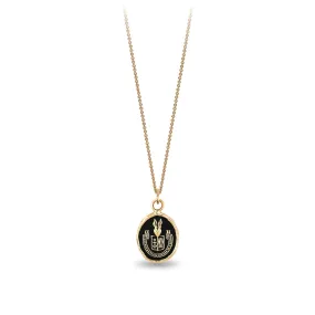 Be Here Now 14K Gold Talisman