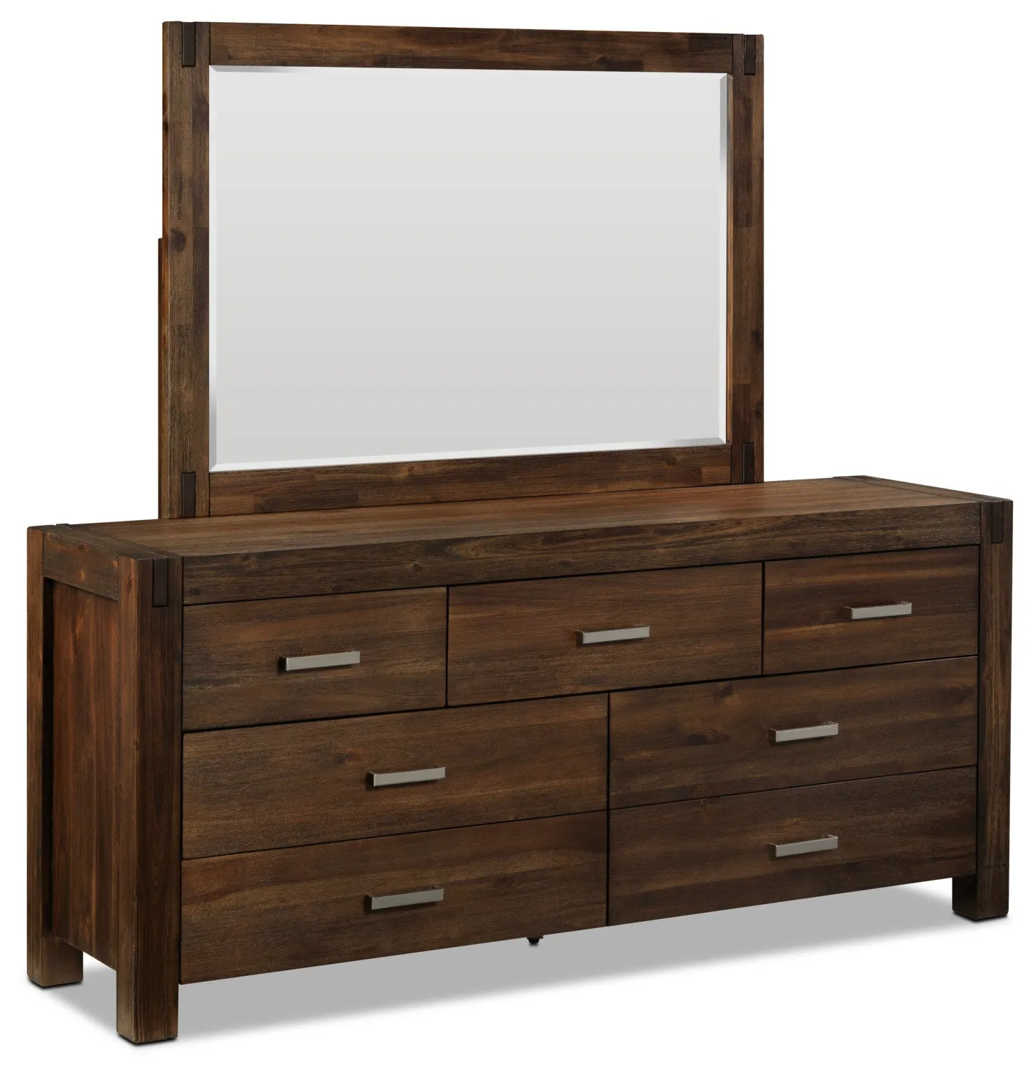 Birmingham 7 Drawer Dresser - Dark Oak