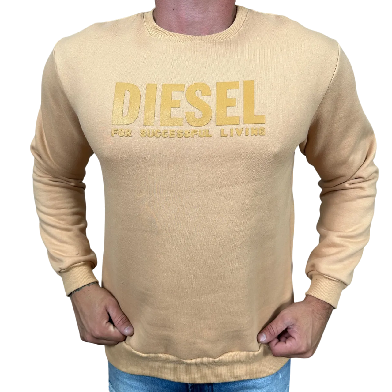 Blusa Moletom Diesel - Bege