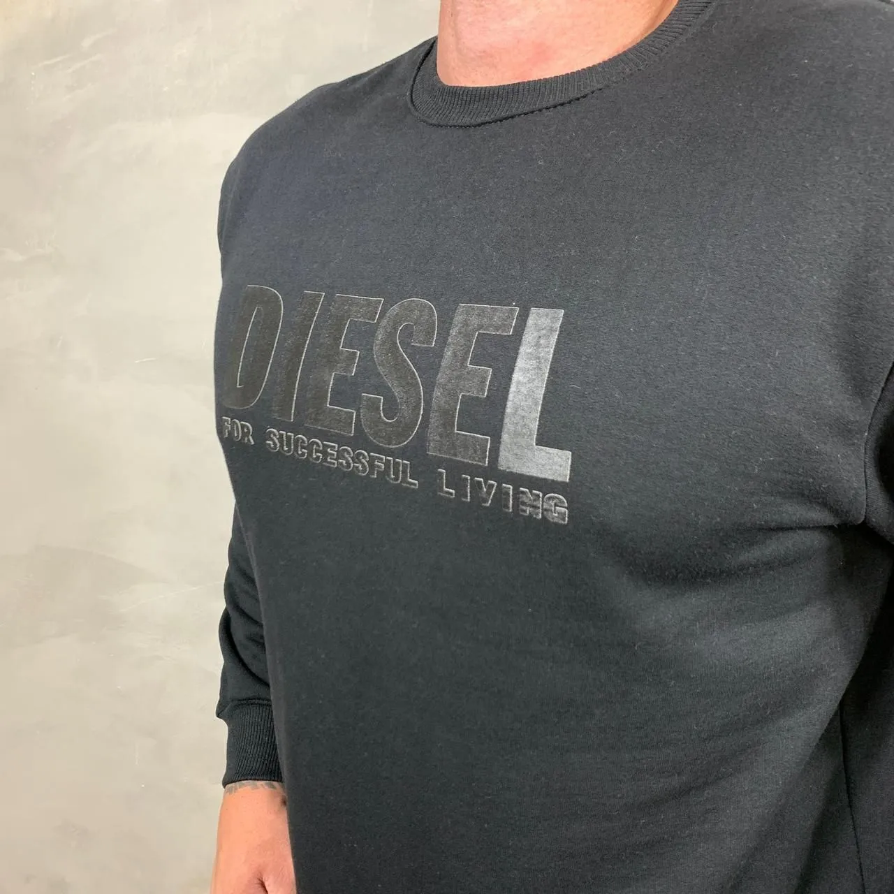 Blusa Moletom Diesel - Preta