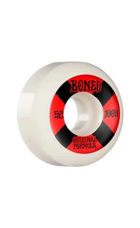 Bones Price Point Wheels V5 Sidecuts 100's 52mm White