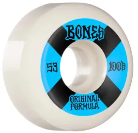 Bones Price Point Wheels V5 Sidecuts 100's 53mm White