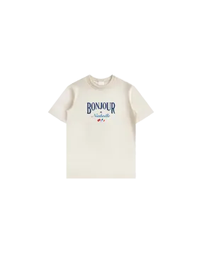 'Bonjour' Cotton Tee