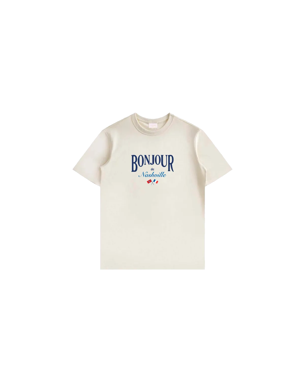 'Bonjour' Cotton Tee