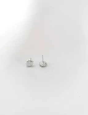 boucles d'oreilles soleil argent