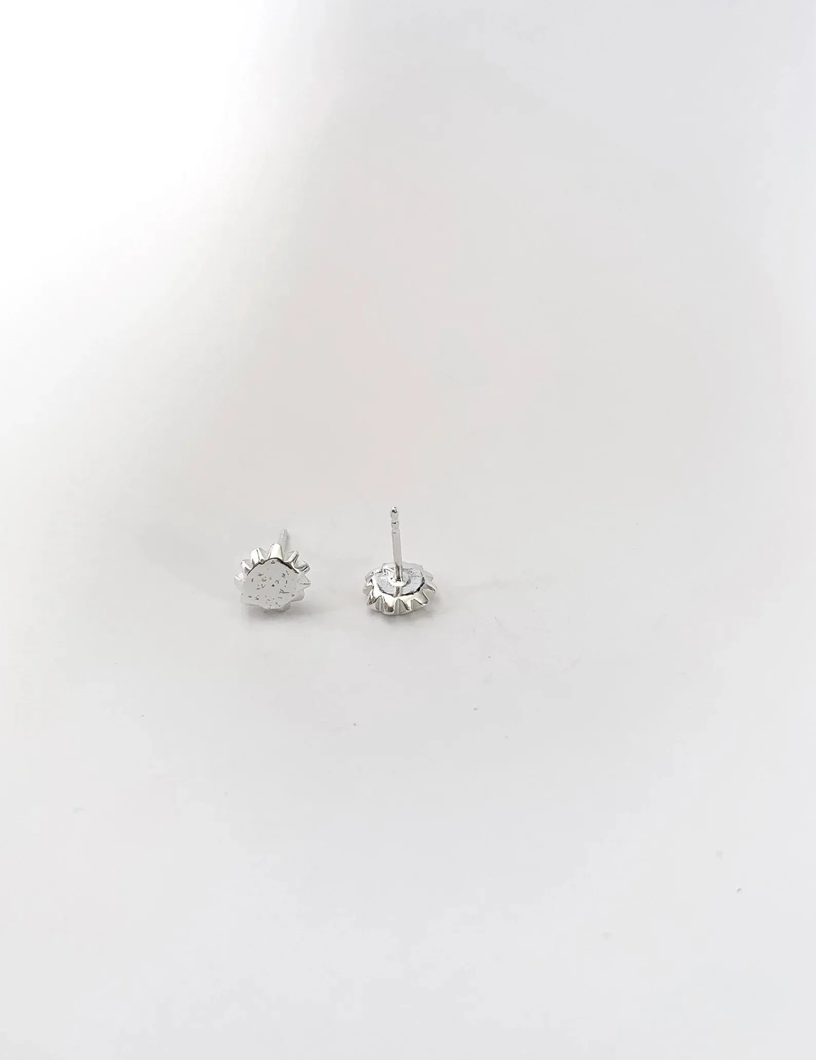 boucles d'oreilles soleil argent