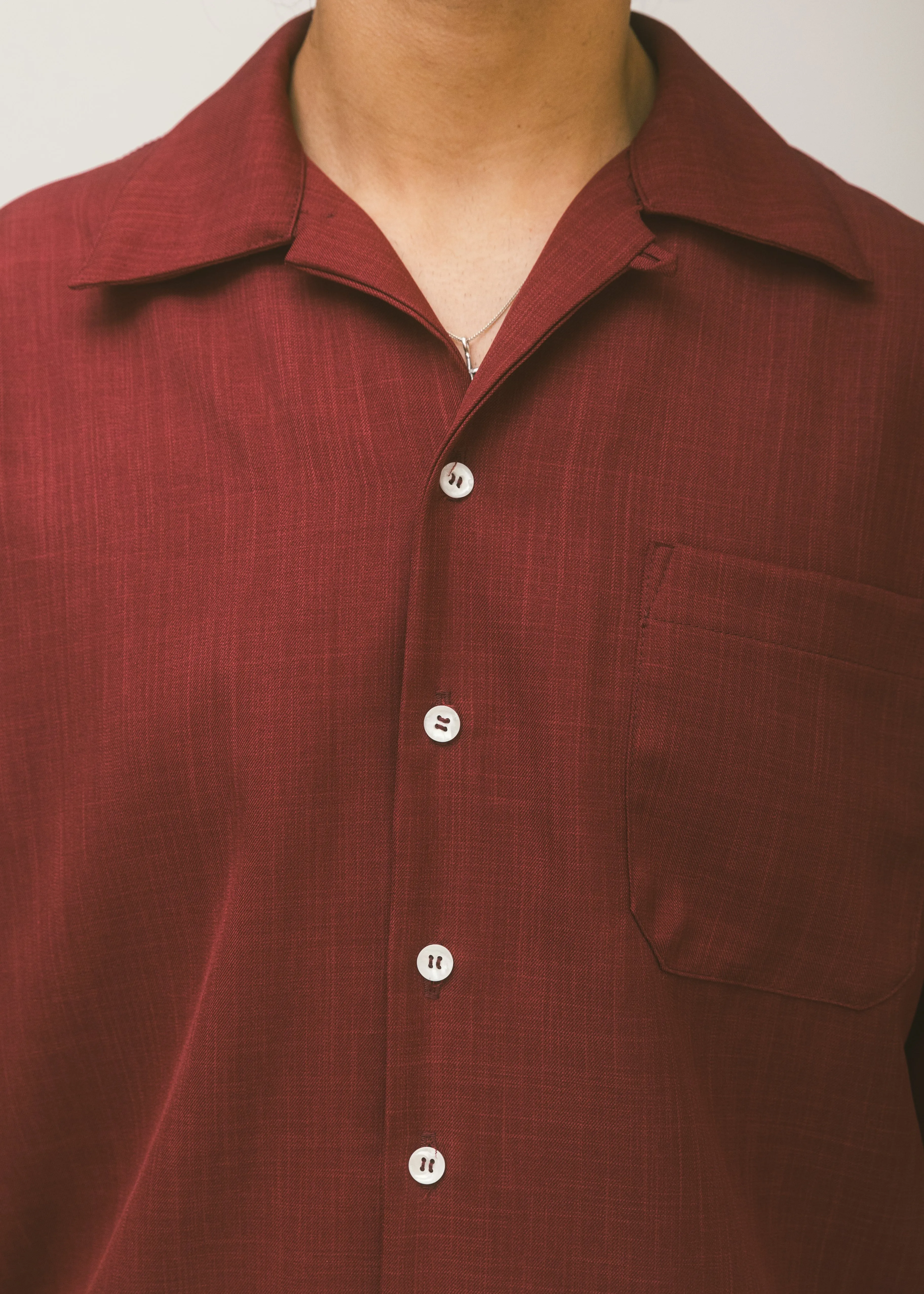 Bowling Shirt - Maroon