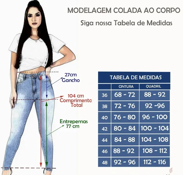 Calça Jeans Super Lipo