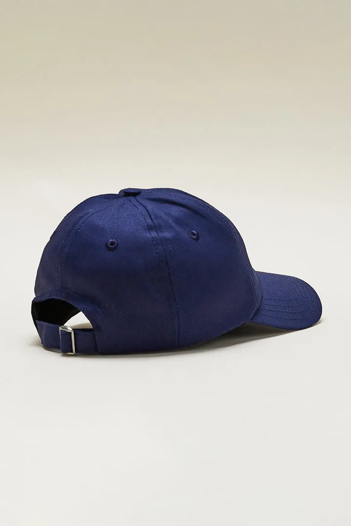 Casquette Soleil Club écru et bleu