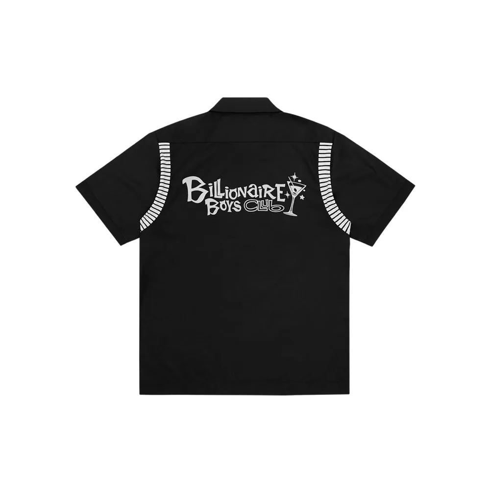 Cocktail s/s Bowling Shirt (Black)