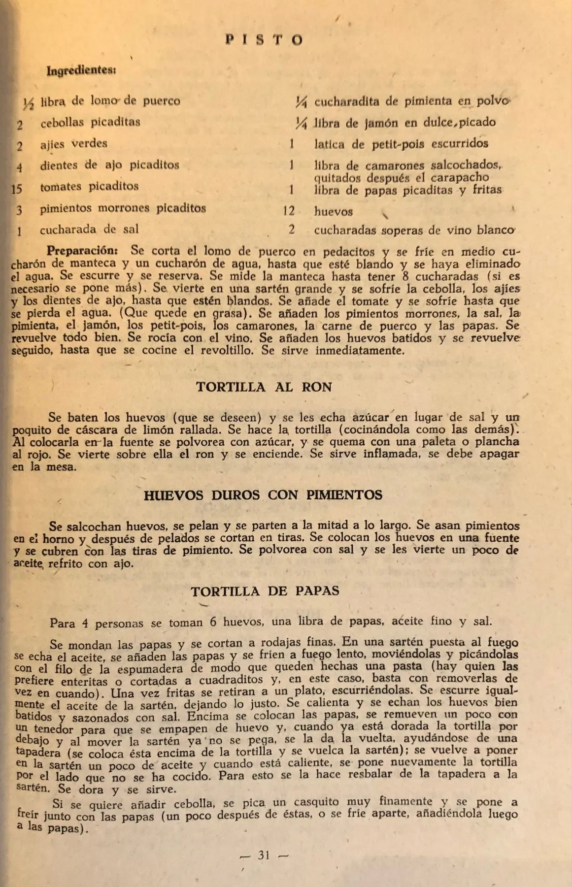 (Cuban) Brevario de Cocina Criolla