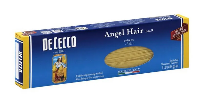 De Cecco Angel Hair, Capellini, #9, 1 LB | 453g / 20-Packages Per Case