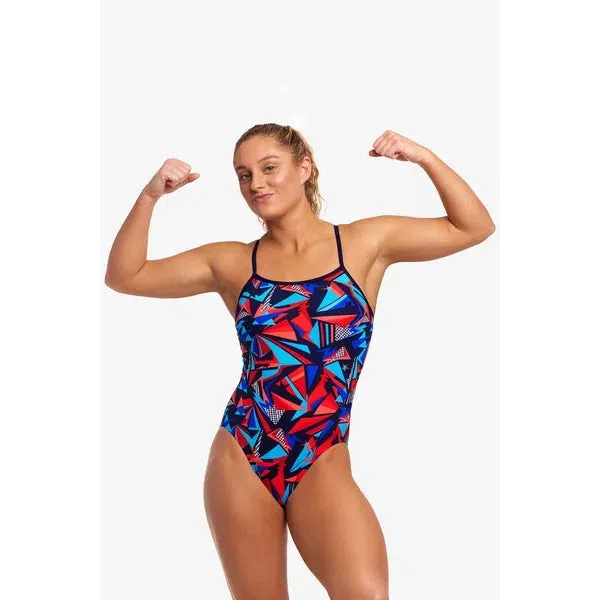 Funkita Single Strap One Piece Dames Strap Patriot Beat