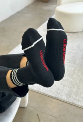 GIRLFRIEND SOCKS - BLACK