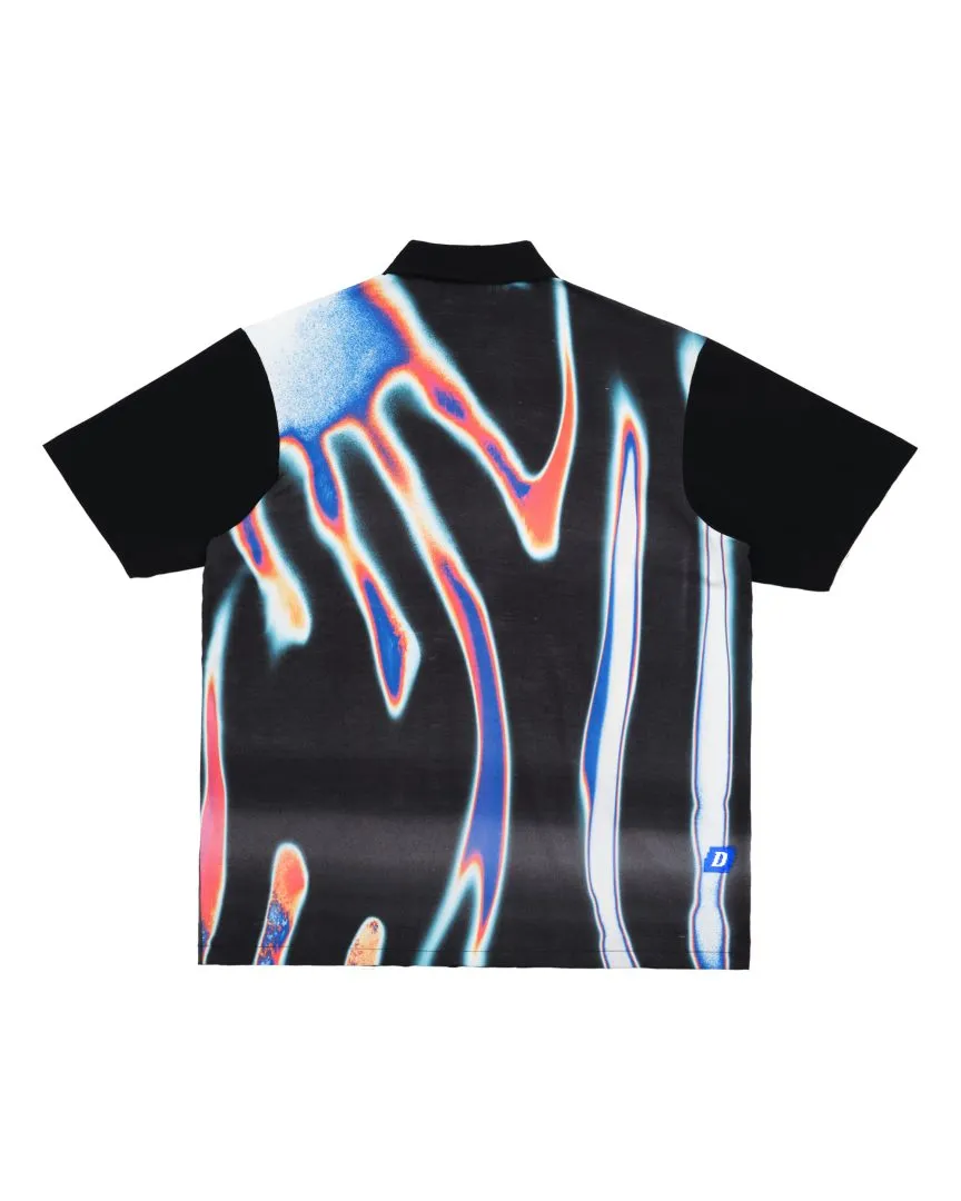 HAND GRADIENT MAP SHIRT (BLACK)