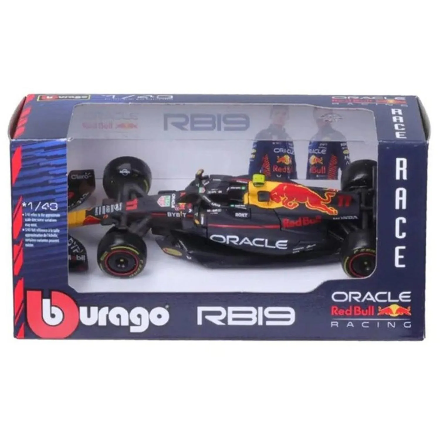 Minichamps Vehículo Burago Rb19 Escala 1:43 Red Bull Racing