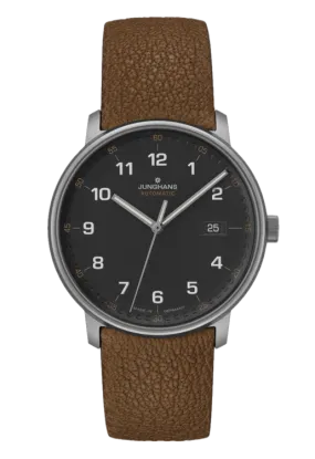 Montre Junghans - Form A Titan cadran noir