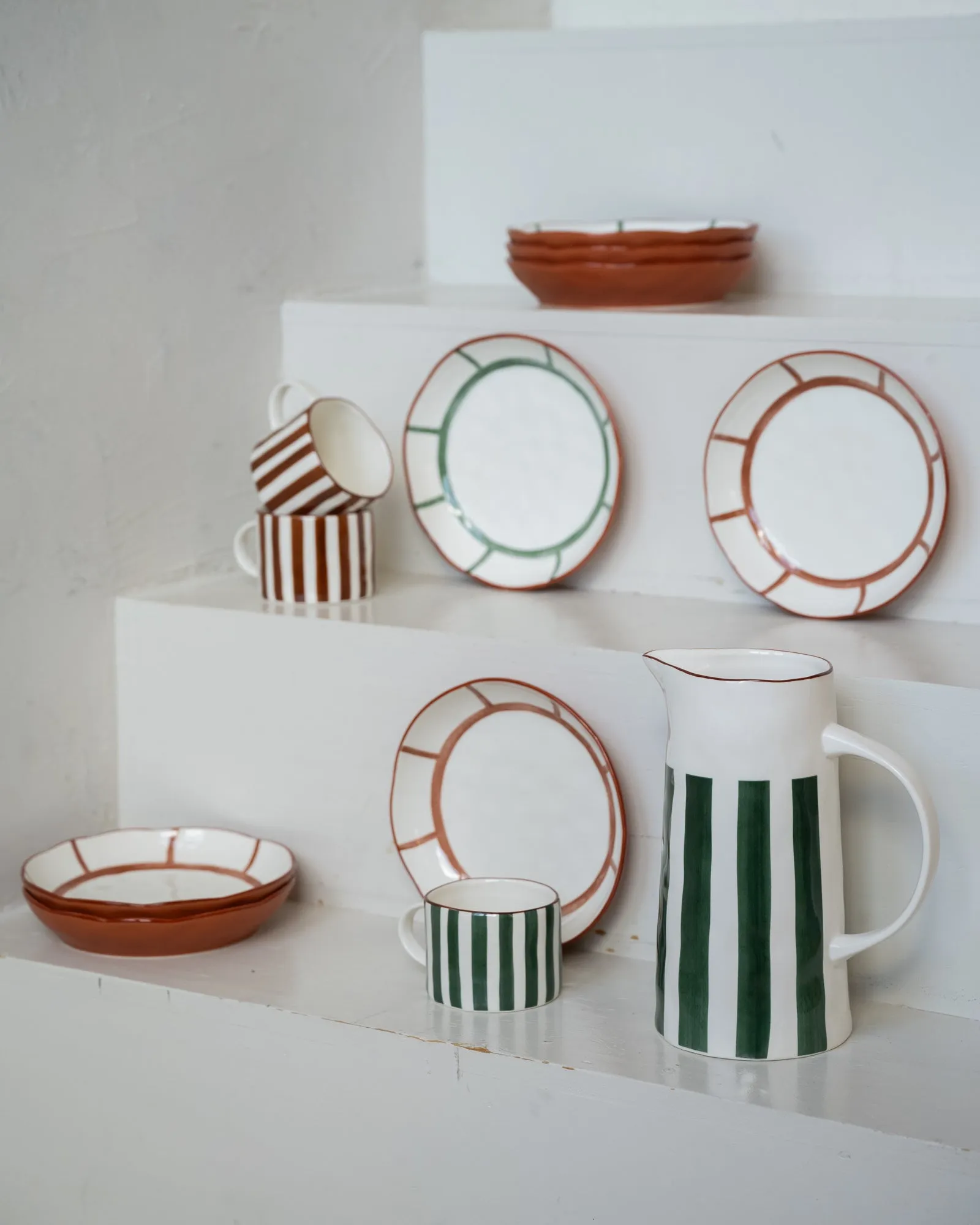 Mug Mykonos Green Stripe