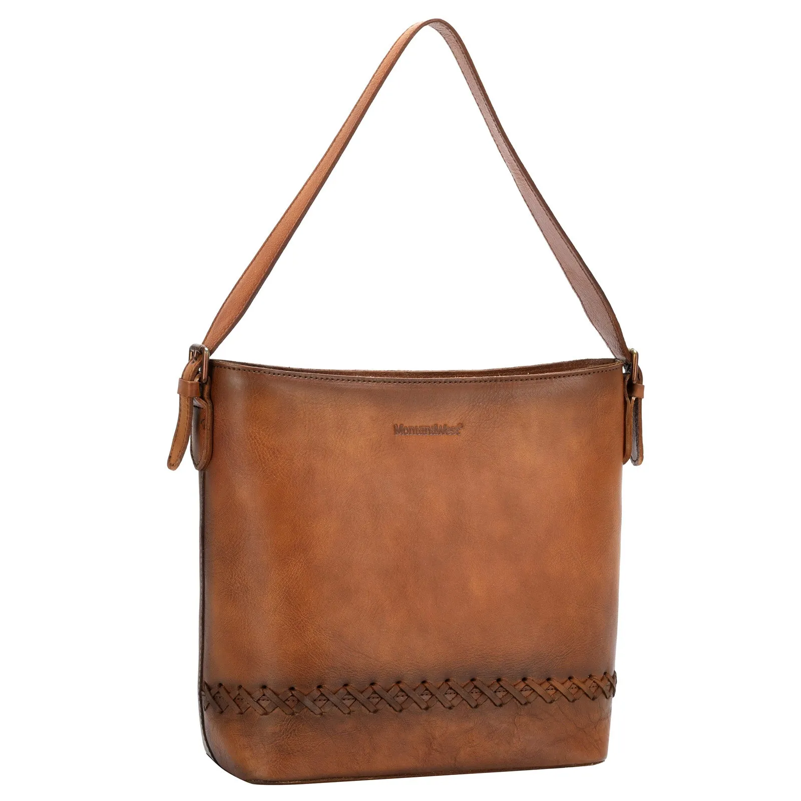 MWG03-G9067 Montana West Genuine Leather Collection Concealed Carry Hobo