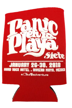 Panic en La Playa Siete Koozie - 2018 (Includes Shipping)