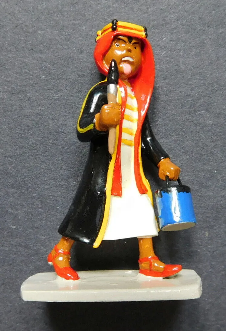 Pixi Tintin Figurine 4548 "Abdallah Peinture" 1994 Rare Metal Figure Herge