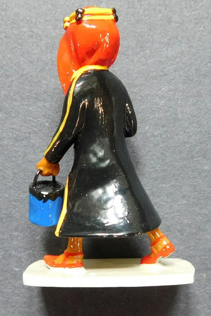 Pixi Tintin Figurine 4548 "Abdallah Peinture" 1994 Rare Metal Figure Herge