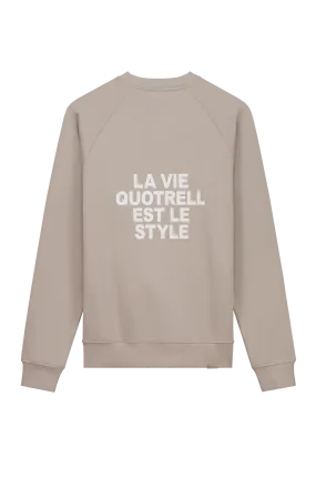 Quotrell La Vie Crewneck