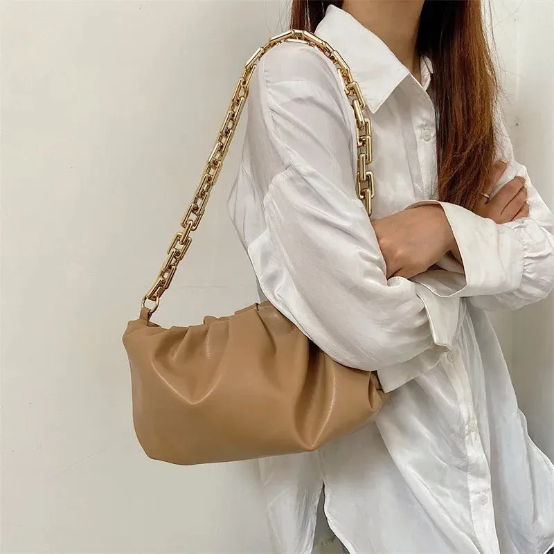 Retro Chain Link Hobo Bag