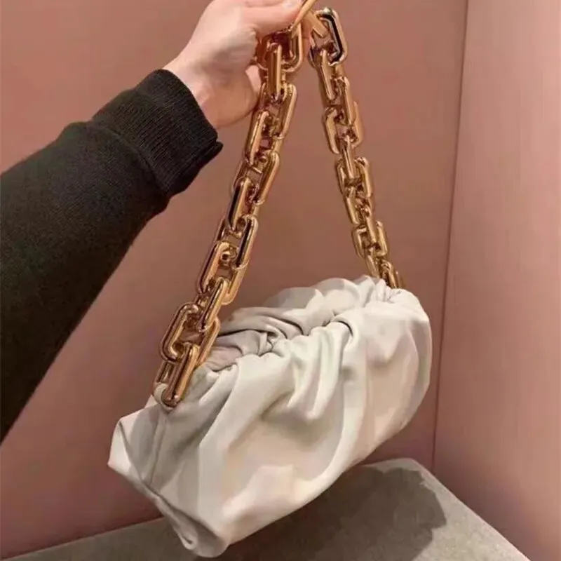 Retro Chain Link Hobo Bag