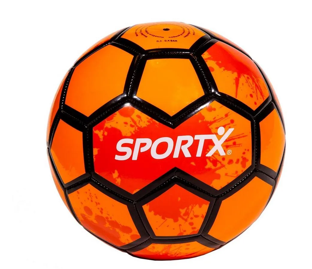 SportX Voetbal Oranje Splash 330-350gr Oranje